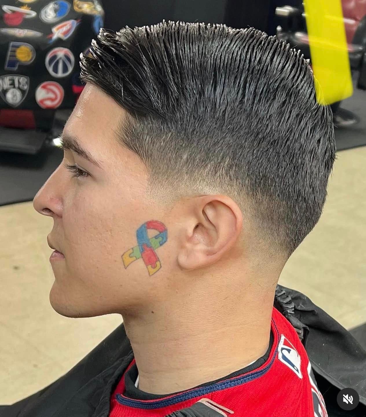 Fresh fade walk-out